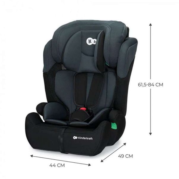 KINDERKRAFT Auto sedište COMFORT UP i-Size 76-150cm black (KCCOUP02BLK0000) - 184141