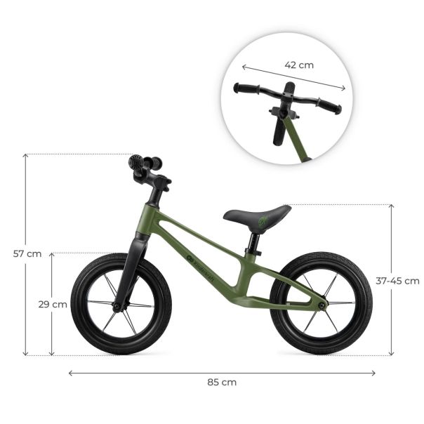 KINDERKRAFT Bicikl balance bike Eter, zelena - KRETER00GRE0000