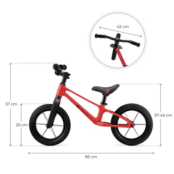 KINDERKRAFT Bicikl balance bike Eter, crvena - KRETER00RED0000
