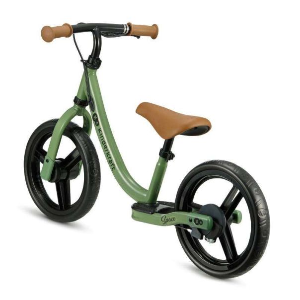 KINDERKRAFT Bicikl balance bike Space, svetlo zelena - KRSPAC23GRE0000