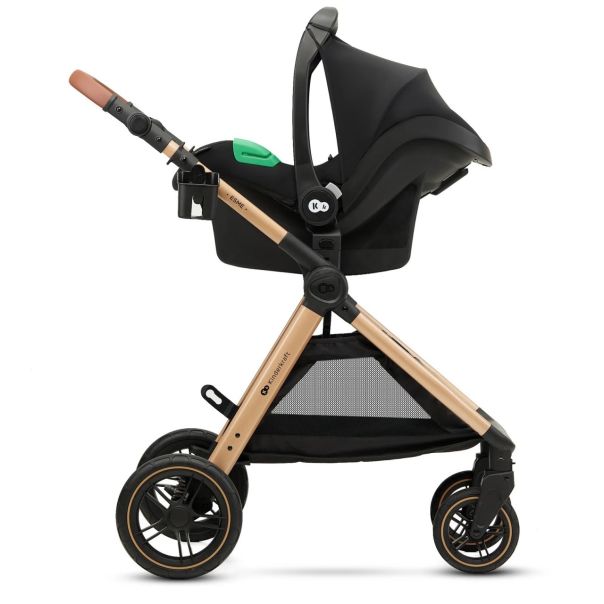 KINDERKRAFT Kolica za bebe Esme 3u1, crna - KSESME00BLK3000