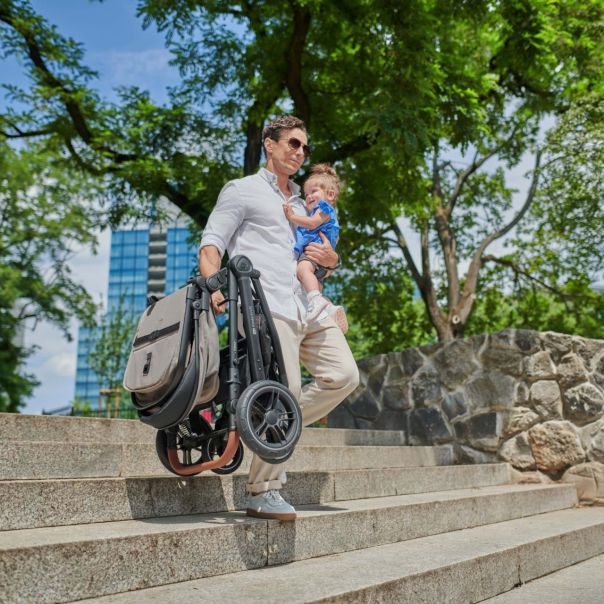 KINDERKRAFT esme pro kolica za bebe 3u1 sand beige - EP2871318