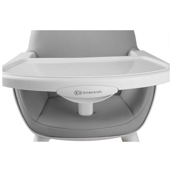 KINDERKRAFT high stolica za hranjenje 2u1 fini grey - EP2751937