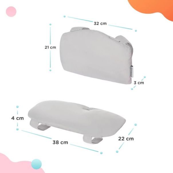 KINDERKRAFT Jastuk za Enock hranilicu, siva - KAPILLENGRY0000