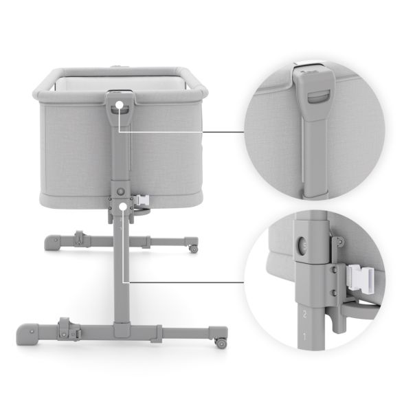KINDERKRAFT kolevka neste grow 2 light grey - EP2977884