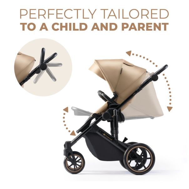 KINDERKRAFT kolica 3u1 prime 2 pro beige - EP3080348