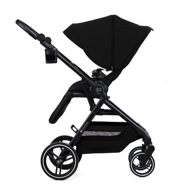 KINDERKRAFT Kolica za bebe 3u1 Yoxi mink pro pure, crna - KSYOXI00BLK3000