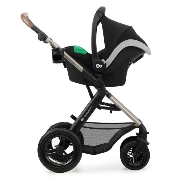 KINDERKRAFT Kolica za bebe 3u1 Moov 2, siva - KSMOOV02GRYEV00