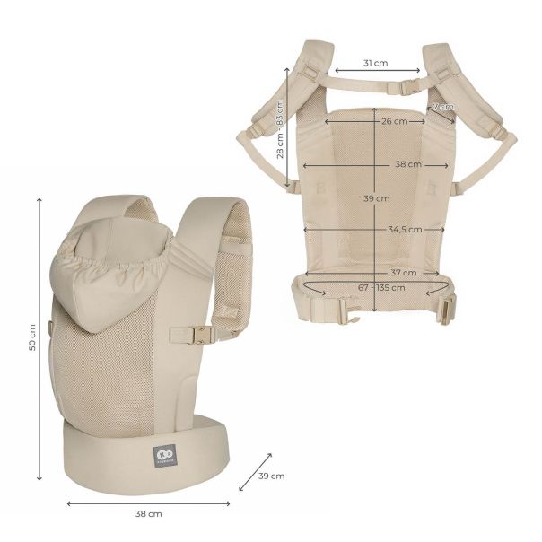 KINDERKRAFT nosiljka za bebu carrybee beige - EP3080312