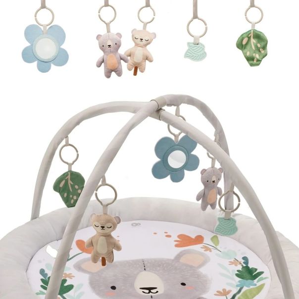 KINDERKRAFT Podloga za igru Cozy play, siva - KPCOZY00LG0000