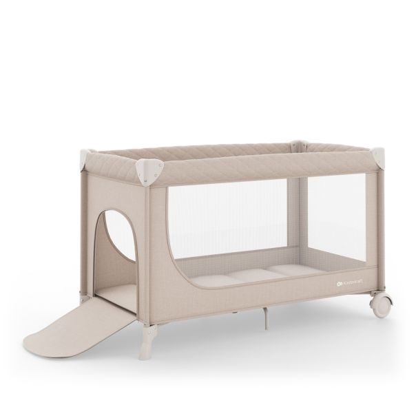 KINDERKRAFT prenosivi krevetac 2u1 leody up beige sa dodacima - EP3080306