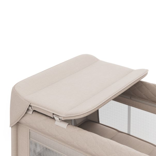 KINDERKRAFT prenosivi krevetac 2u1 leody up beige sa dodacima - EP3080306