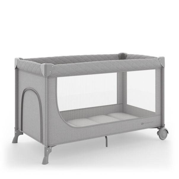 KINDERKRAFT prenosivi krevetac 2u1 leody up grey sa dodacima - EP3080309