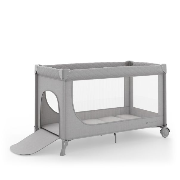 KINDERKRAFT prenosivi krevetac 2u1 leody up grey sa dodacima - EP3080309