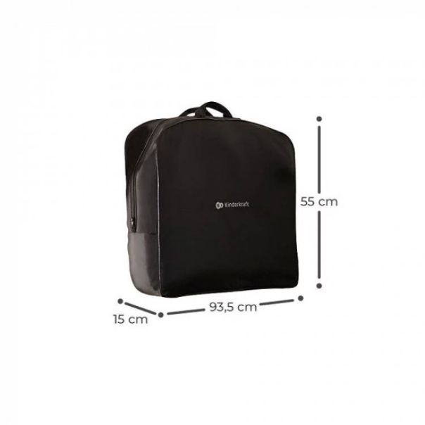 KINDERKRAFT Prenosivi krevetac Cami 3u1, crna - KLCAMI00BLK0000