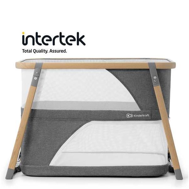 KINDERKRAFT Prenosivi krevetac Sofi 4u1, siva - KKLSOFIGRY0000