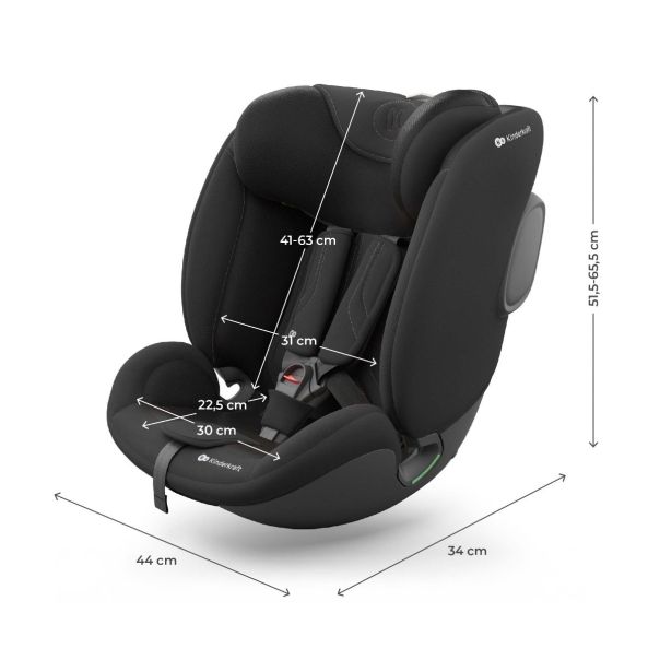 KINDERKRAFT Set auto sedišta i-Lite i-Fix Endura Safe sa isofix bazom, crna - KCENSA00BLK3000