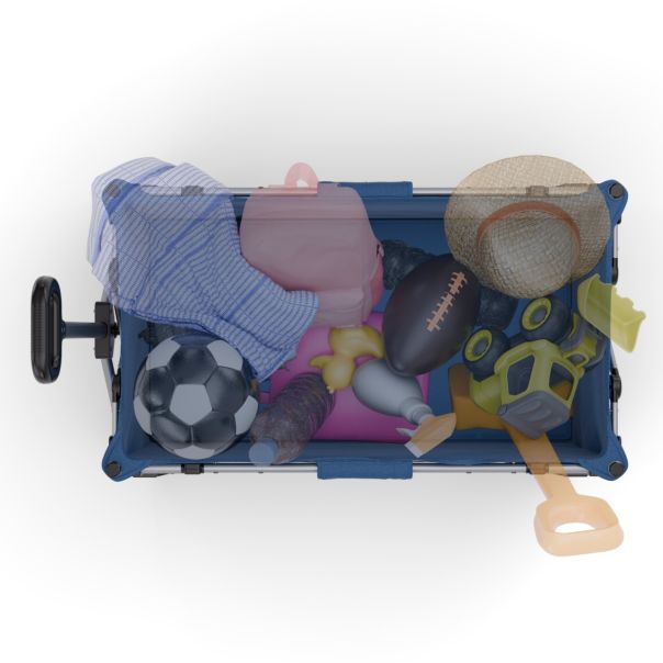 KINDERKRAFT sklopiva kolica za putovanja rollster night blue - EP2742401