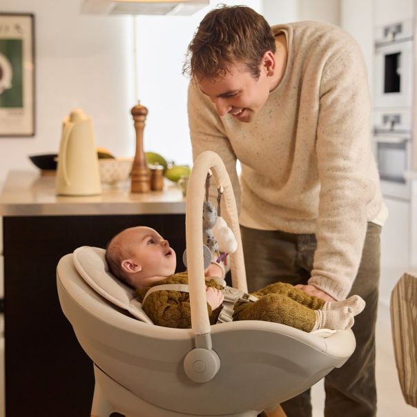 KINDERKRAFT stolica za hranjenje 2u1 fini up grey - EP2916631