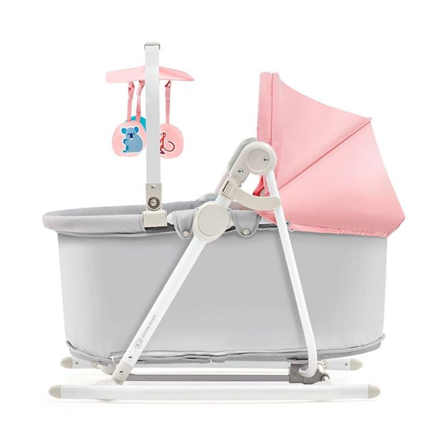KINDERKRAFT Ležaljka 5u1 Unimo, pink-siva - KKBUNIMPNK0000