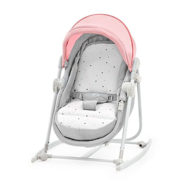 KINDERKRAFT Ležaljka 5u1 Unimo, pink-siva - KKBUNIMPNK0000