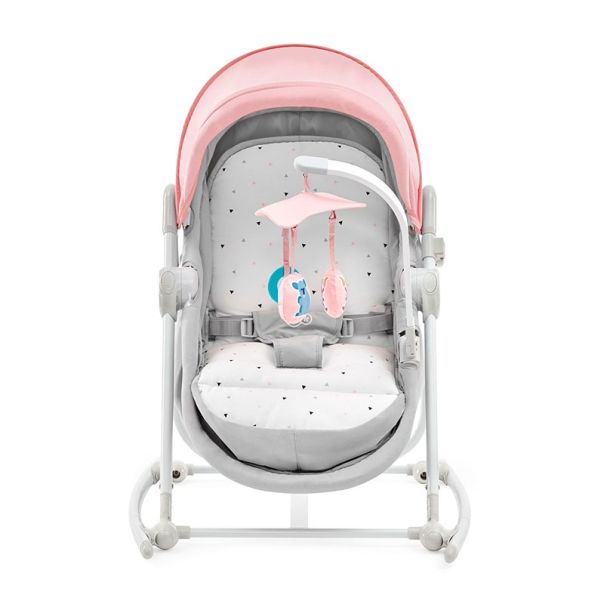 KINDERKRAFT Ležaljka 5u1 Unimo, pink-siva - KKBUNIMPNK0000