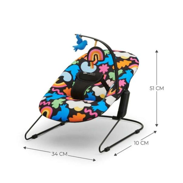 KINDERKRAFT Ležaljka Calmee happy shapes - KBCALM00HAP0000