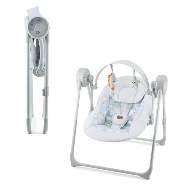 KINDERKRAFT Ljuljaška za bebe Swingee, siva - KBSWIN00GRY0000