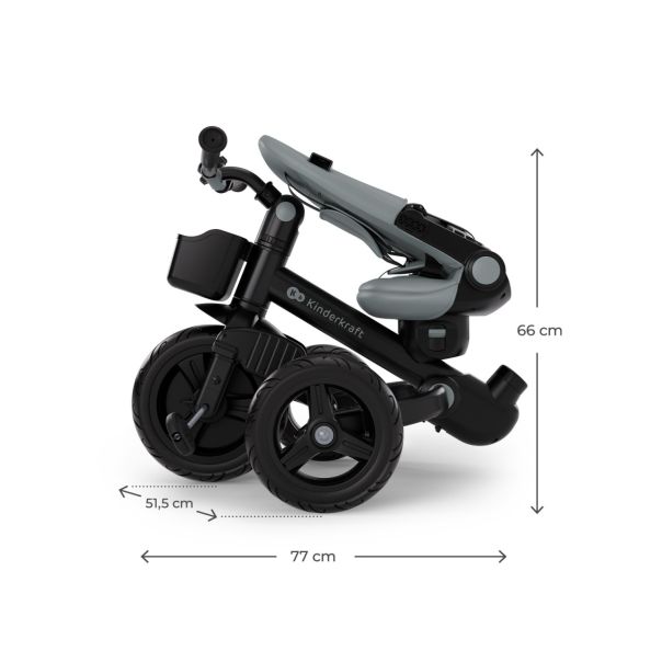 KINDERKRAFT tricikl aveo 2 plus grey - EP2931068