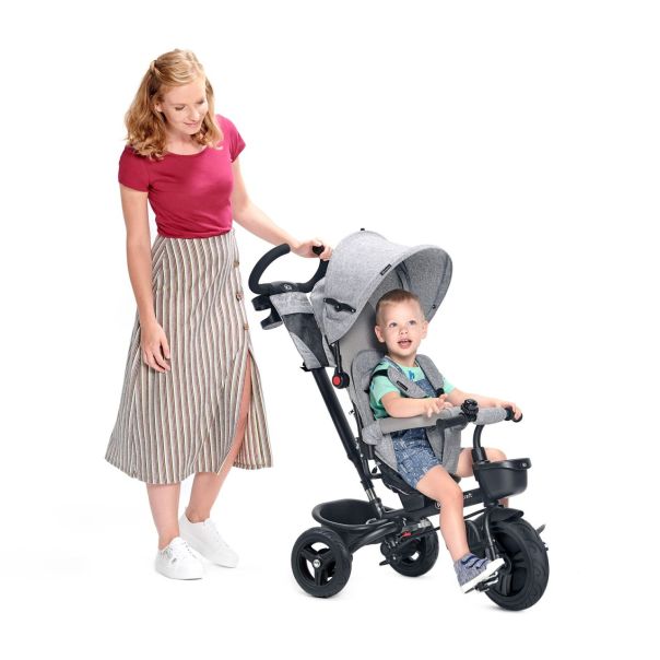 KINDERKRAFT tricikl aveo 2u1 light grey - EP2871333