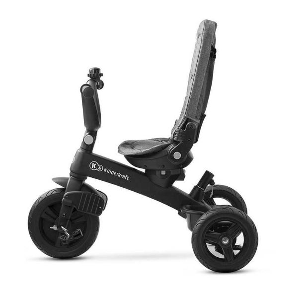 KINDERKRAFT Tricikl Easy twist 2u1, siva - KKRETWIGRY0000