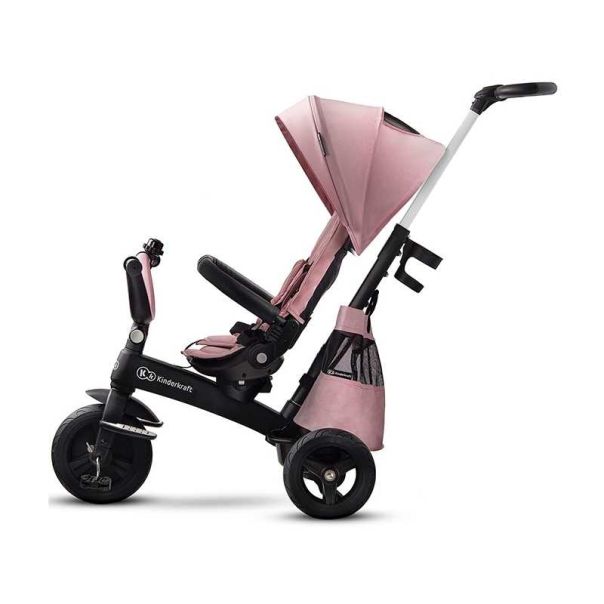 KINDERKRAFT Tricikl Easy twist 2u1, pink - KKRETWIPNK0000