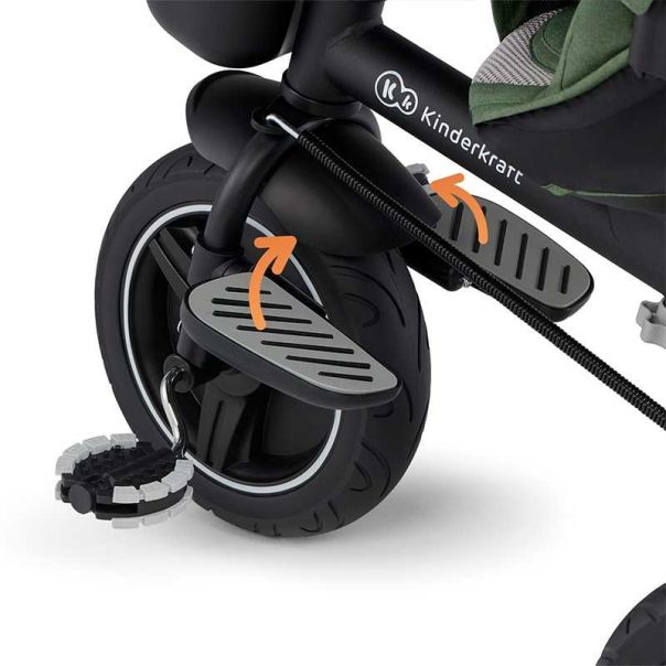 KINDERKRAFT Tricikl Spinstep, zelena - KRSPST00GRE0000