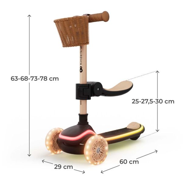 KINDERKRAFT trotinet raket up beige - EP2990987