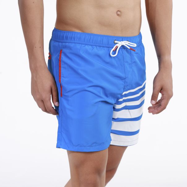 KARL LAGERFELD Sorc Swim Shorts M - KL20MBM03BLUE