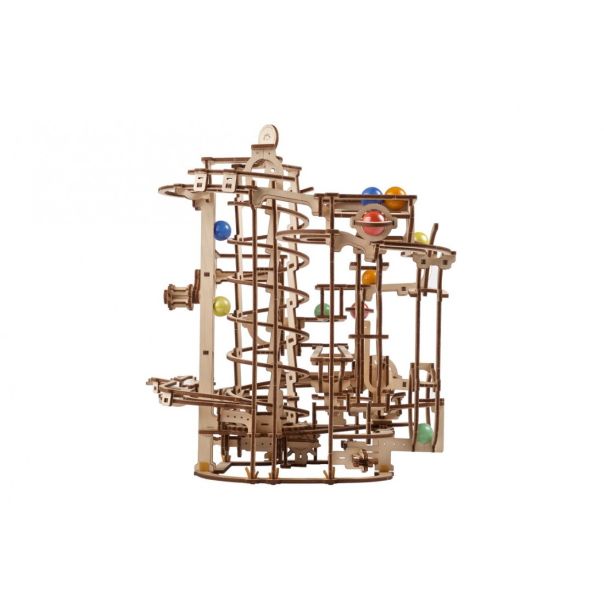 3d eko drvena mehanička puzla -KLIKER SPIRALNA STAZA - 225-1-1