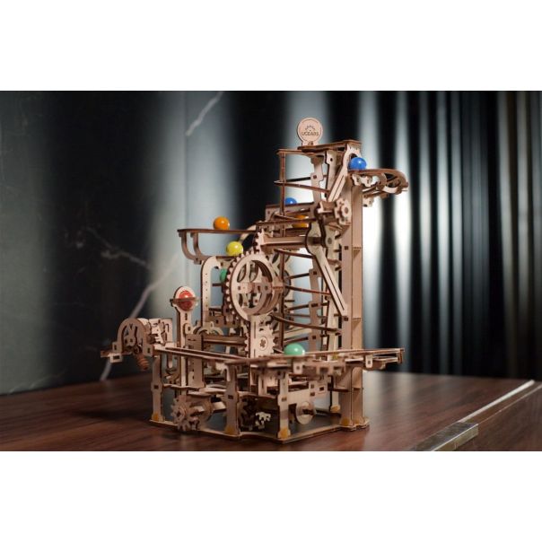 3d eko drvena mehanička puzla -KLIKER SPIRALNA STAZA - 225-1-1