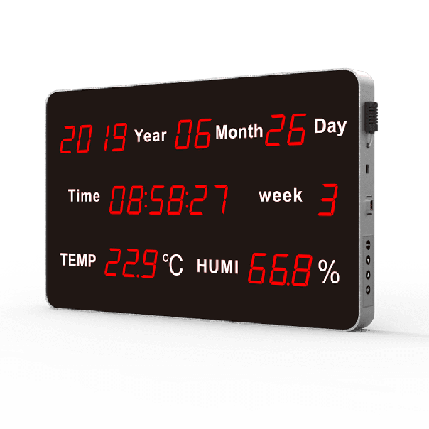 FLUS Huato Veliki LED digitalni sat  HE218B - 177KlimaBG