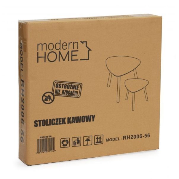 MODERNHOME Klub sto ,set od dva komada drveni - RH2006-56