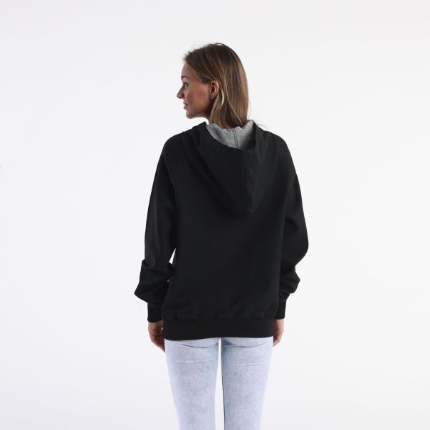 KARL LAGERFELD Duks Sa Kapuljacom Sweatshirt W - KLWJ0027STKBLK