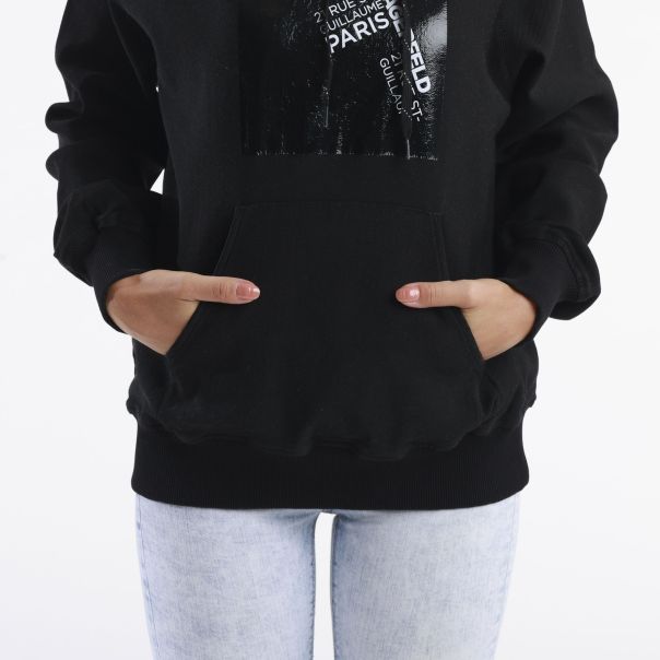 KARL LAGERFELD Duks Sa Kapuljacom Sweatshirt W - KLWJ0027STKBLK