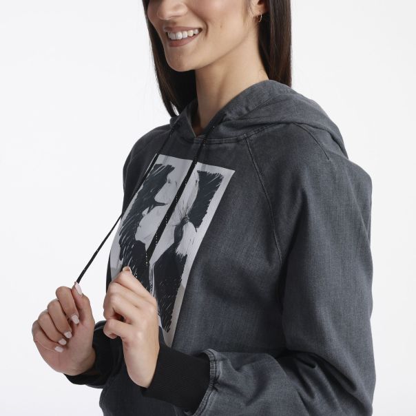 KARL LAGERFELD Duks Sa Kapuljacom Sweatshirt W - KLWJ0027STKGRE