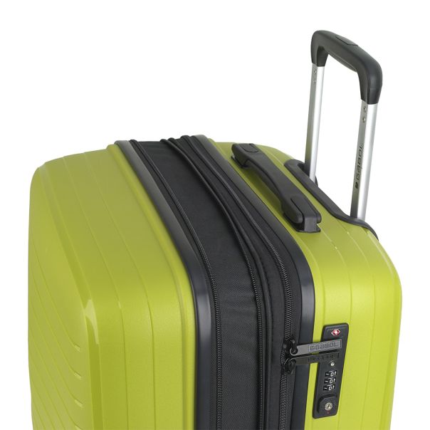 GABOL Kofer - proširivi 38x55x23/26cm 44x65x28/31cm 71.4/79L Shinyuu, zelena - 16KG124346F