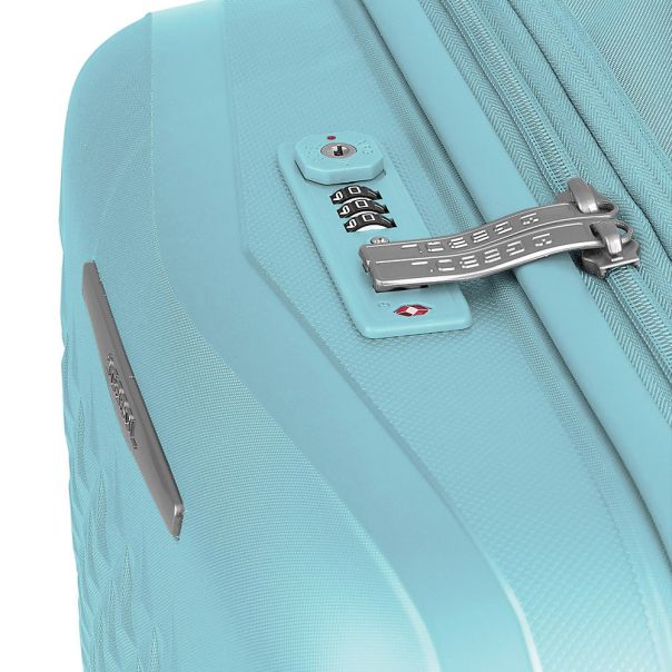 GABOL Kofer - proširivi 44x64.5x28/31cm 72.5/80.2L Queens, tirkizna - 16KG125046W
