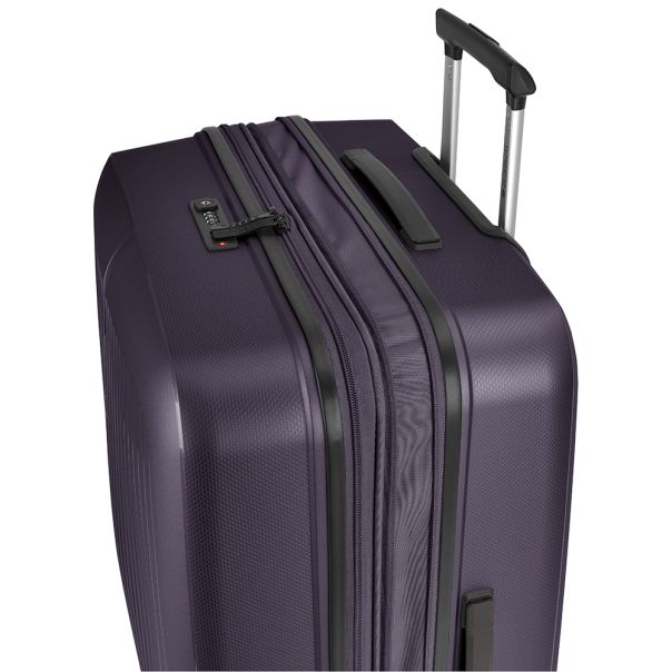 GABOL Kabinski kofer - proširivi 40x55x20/25cm 41.7/47.4L Brooklyn, metalik ljubičasta - 16KG123922L
