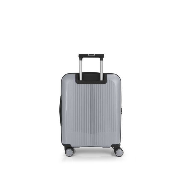 GABOL Kabinski kofer - proširivi 40x55x20/25cm 41.7/47.4L Brooklyn, srebrna - 16KG123922S