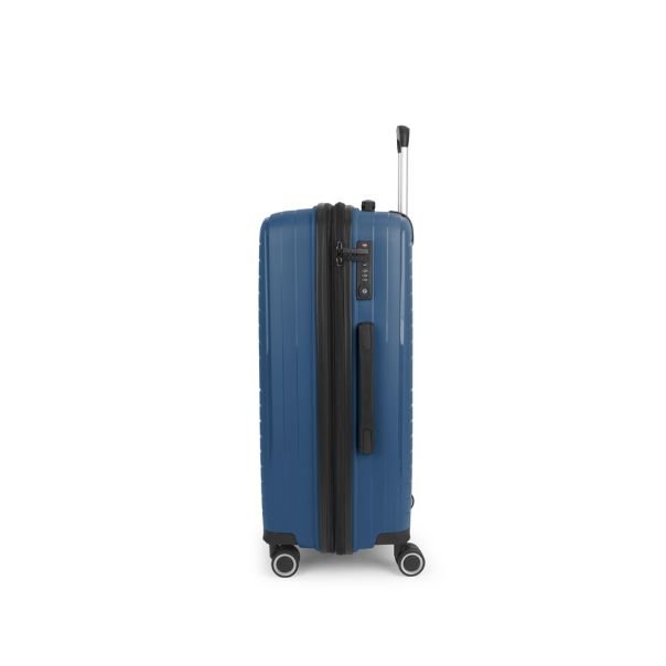GABOL Kofer - proširivi 38x55x23/26cm 44x65x28/31cm 71.4/79L Shinyuu, plava - 16KG124346E