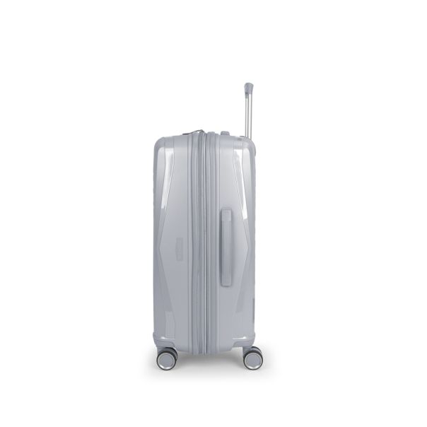 GABOL Kofer - proširivi 44x64.5x28/31cm 72.5/80.2L Queens, srebrna - 16KG125046S