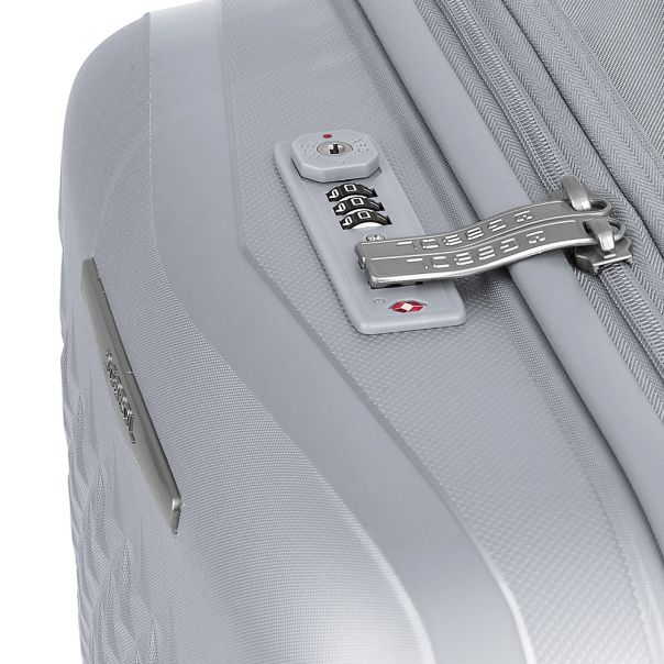 GABOL Kofer - proširivi 51x75x31/34cm 109.6/120.2L Queens, srebrna - 16KG125047S