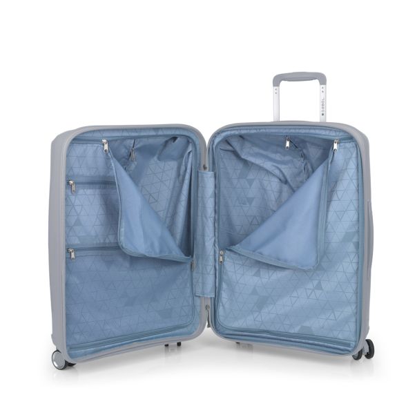 GABOL Kofer - proširivi 44x64.5x28/31cm 72.5/80.2L Queens, srebrna - 16KG125046S